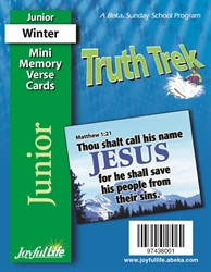 Truth Trek Junior Mini Memory Verse Cards