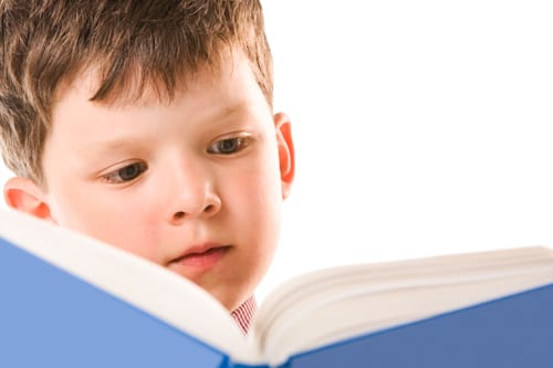 Boy Reading a Book