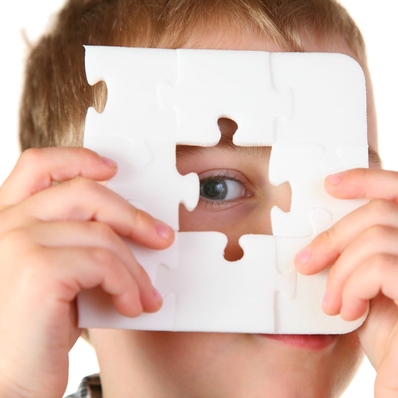 Boy with Hole Puzzle