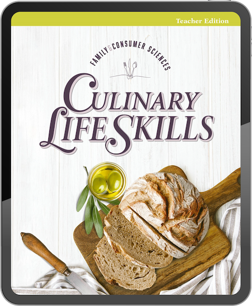 Culinary Life Skills Digital Teacher Edition