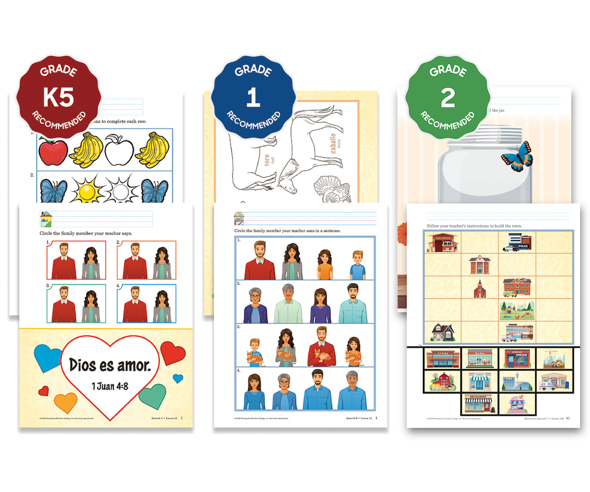 Abeka Spanish Student Activity Sheets