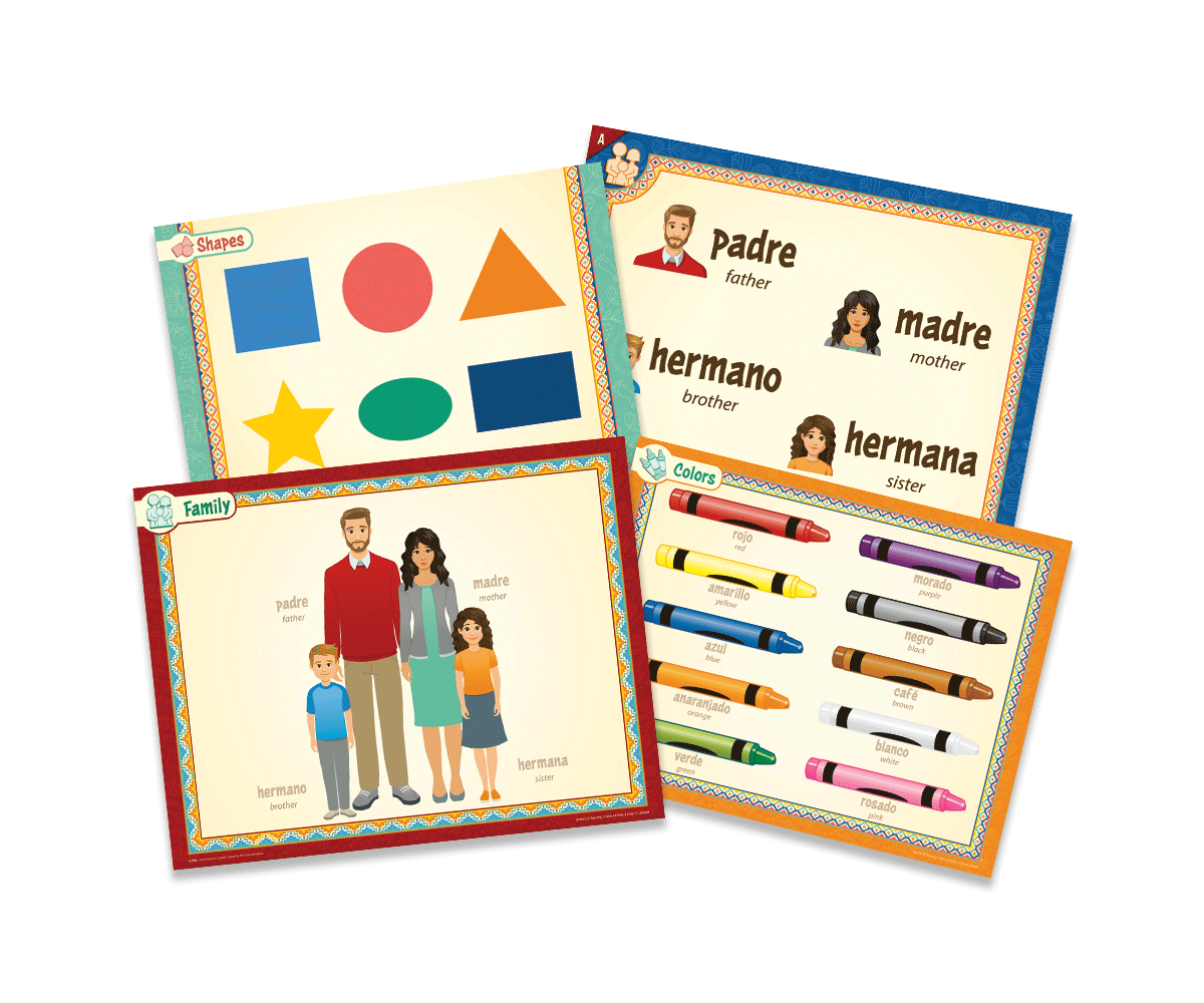 Abeka Spanish Charts and Cards