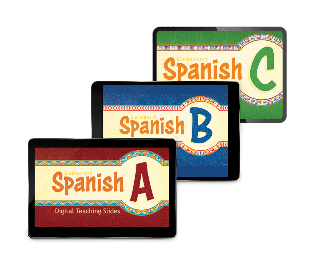 Abeka Spanish A through C Digital Teaching Slides