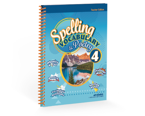 Spelling 4 Teacher Edition Book Cover
