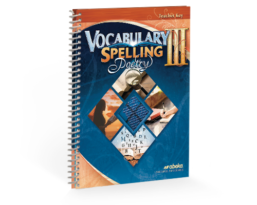 Vocabulary Spelling Poetry III Teacher Key