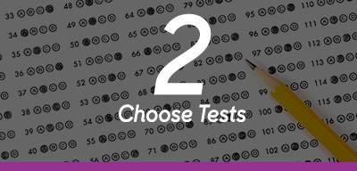 Step 2 Choose Tests