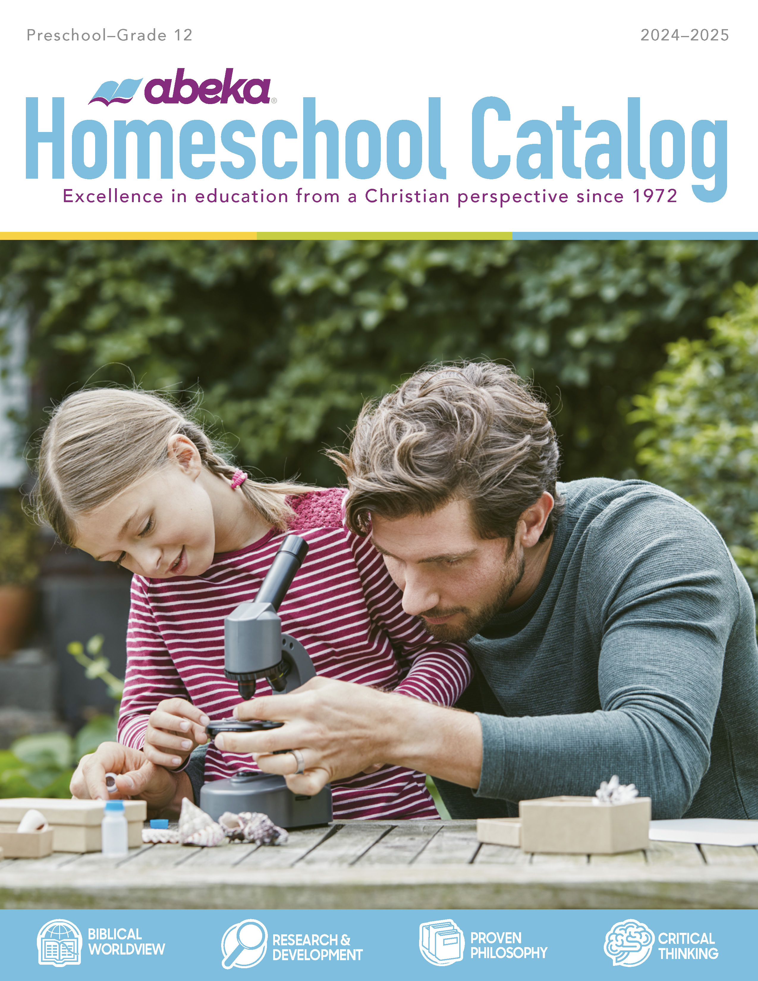 Abeka Homeschool Catalog Cover 2024