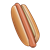 Hot Dog Color PNG