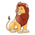Lion Color PNG