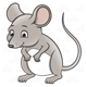 Gray Mouse standing