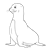 Gray Seal Line PNG