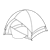 Modern Tent Line PNG