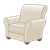 White Chair Color PNG