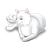 White Cat Color PNG