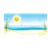 Beach Scene Color PNG