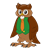 Male Owl Color PNG