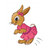 Girl Rabbit  Color PDF