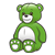 Stuffed Bear Color PNG