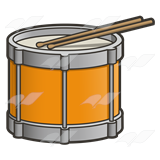 Orange Drum