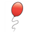 Red Balloon Color PDF