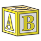 Yellow Block with ABC
