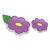 Purple Flowers Color PDF