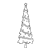 Christmas Tree Line PNG