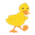 Yellow Duck Color PNG