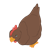 Brown Chicken Color PNG