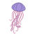 Purple Jellyfish Color PNG