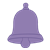 Purple Bell Color PNG