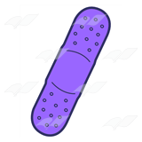 Purple Bandage