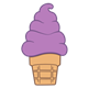 Ice-Cream Cone purple