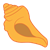 Orange Shell Color PNG