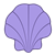 Purple Shell Color PNG