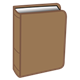 Brown Book closed