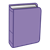 Purple Book Color PNG