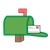 Green Mailbox Color PNG
