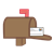 Brown Mailbox Color PNG