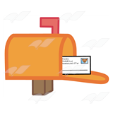 Orange Mailbox