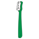 Green Toothbrush with white bristles