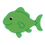Green Fish Color PNG