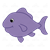 Purple Fish Color PNG