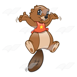 Jumping Beaver