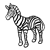Striped Zebra Line PNG