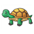 Standing Turtle Color PDF