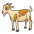 Spotted Goat Color PNG
