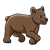Brown Cub Color PNG