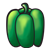 Green Bell Pepper 1 Color PNG