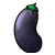 Purple Eggplant Color PNG